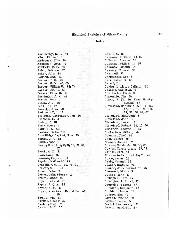 Historical Sketches of Wilkes with Index - Paperback - Image 5