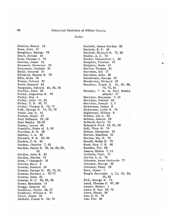 Historical Sketches of Wilkes with Index - Paperback - Image 6