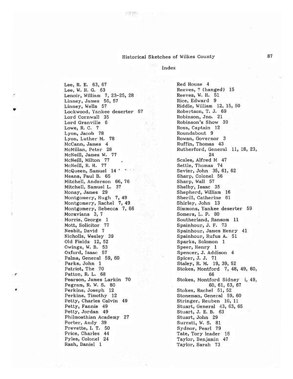 Historical Sketches of Wilkes with Index - Paperback - Image 7