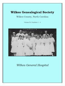 Wilkes Genealogical Society – To the past, present and future generations.