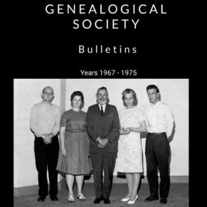 Wilkes Genealogical Society Bulletins - Volume One - 1967 - 1975 - Hardcover