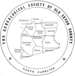 Genealogy Society Old Tryon
