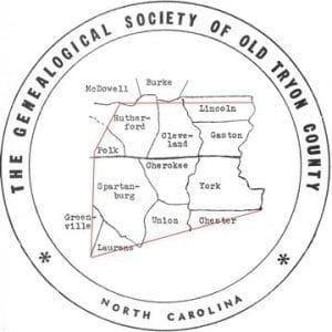 Genealogy Society Old Tryon